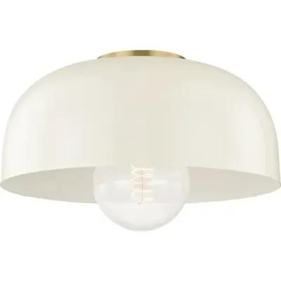 Odette Large Flush Mount - Ivory