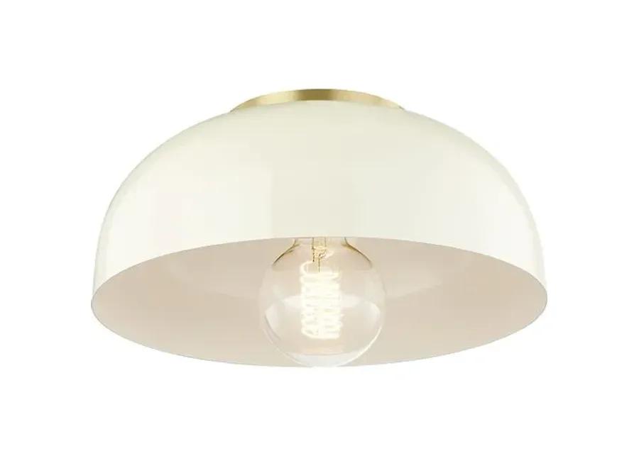 Odette Small Flush Mount - Ivory