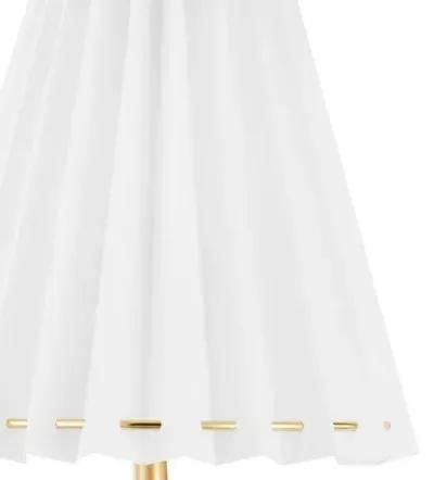 Avi Wall Sconce - Belgian Linen - Gold