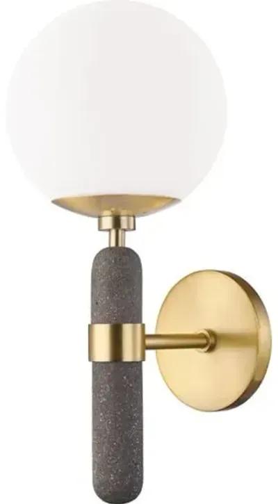 Pascal Globe Wall Sconce - Gold