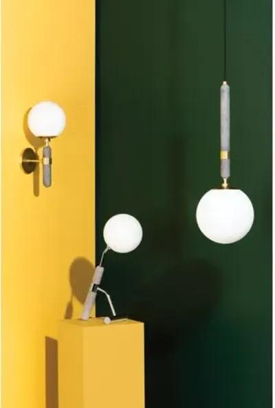 Pascal Globe Wall Sconce - Silver