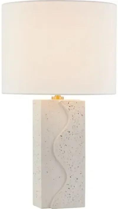 Abra Table Lamp - Ceramic Terrazzo - Gold