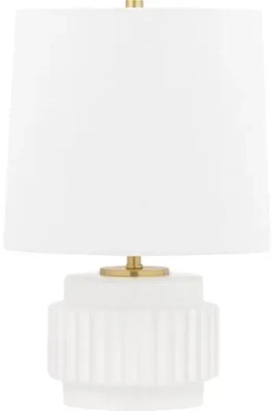 Effie Mini Table Lamp - White