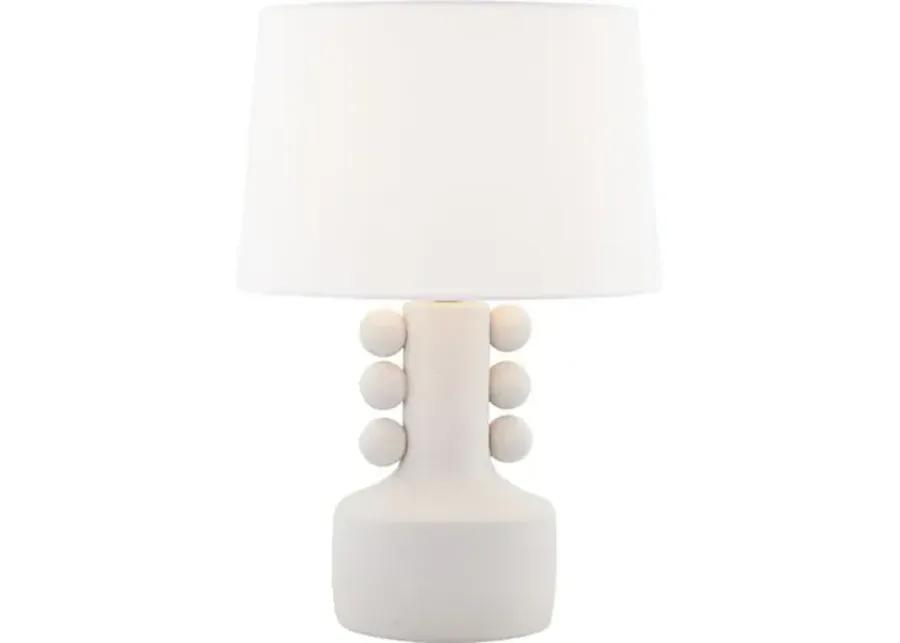 Ranyah Table Lamp - Ivory Speck