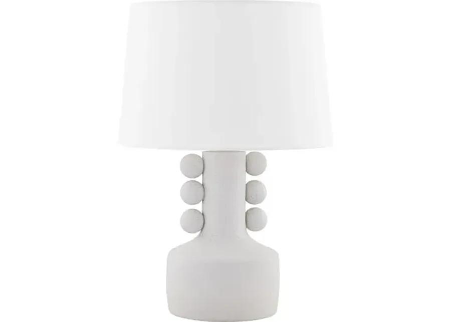 Ranyah Table Lamp - Ivory Speck