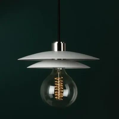 Ermina Pendant - Aged Brass/Soft Off-White