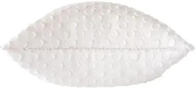 Frenchie Polka-Dot Pillow - White