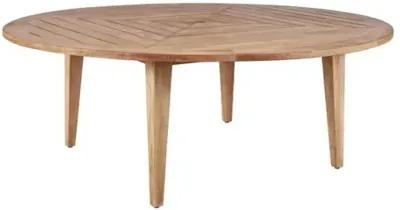 Coastal Living Emerson Outdoor Round Dining Table - Natural Teak