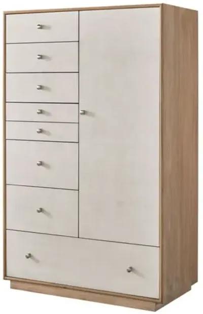 Avani Chifforobe - Natural/White - Brown