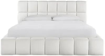 Avani Upholstered Platform Bed - White Boucle, Upholstered