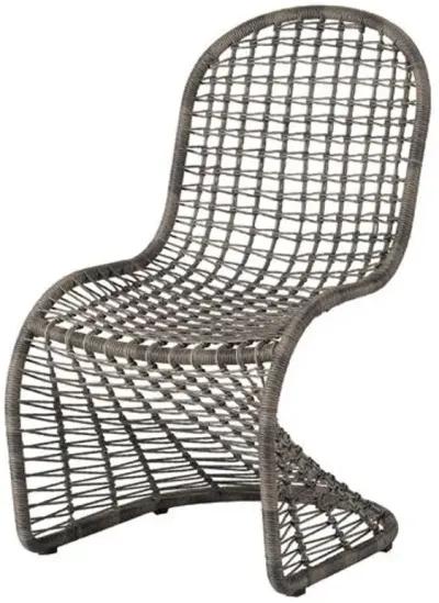 Coastal Living Malakai Outdoor Dining Chair - Charcoal - Gray