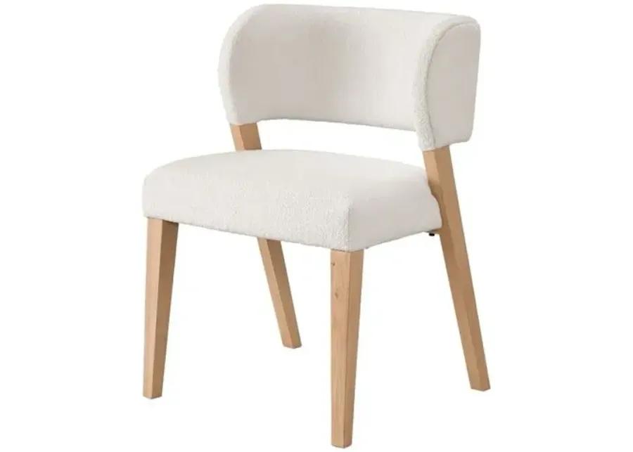 Set of 2 Avani Side Chairs - Natural/Ivory - White