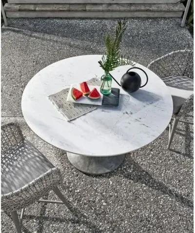 Coastal Living Thaddeus Outdoor Concrete Dining Table - Gray/White