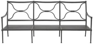 Coastal Living Izaiah Outdoor Sofa - Black/White