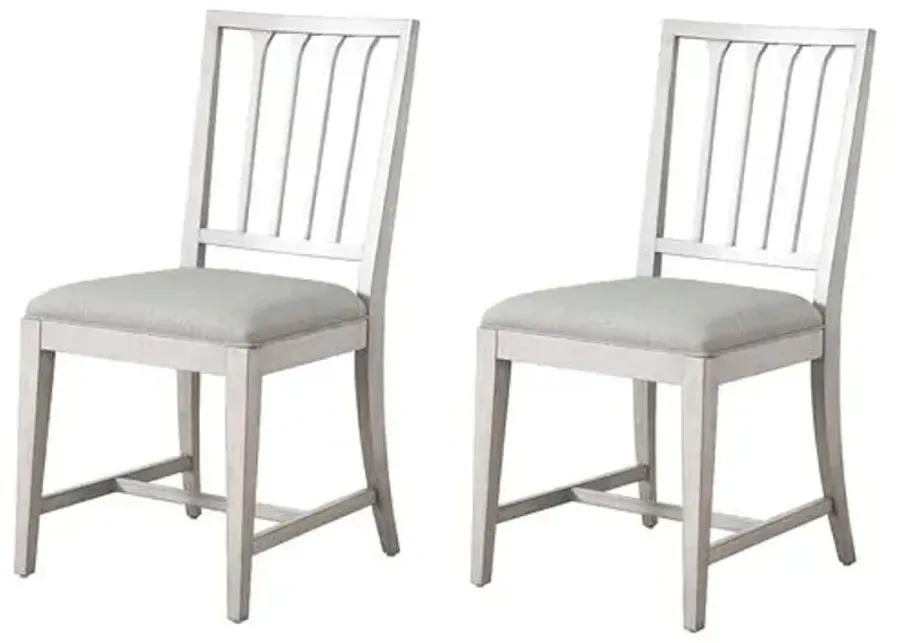 Set of 2 Aldan Side Chairs - Dover White