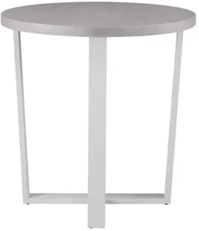 Coastal Living Keegan Outdoor Concrete Bar Table - White/Gray