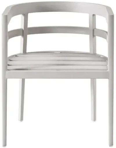 Coastal Living Keegan Outdoor Dining Chair - White/Gray