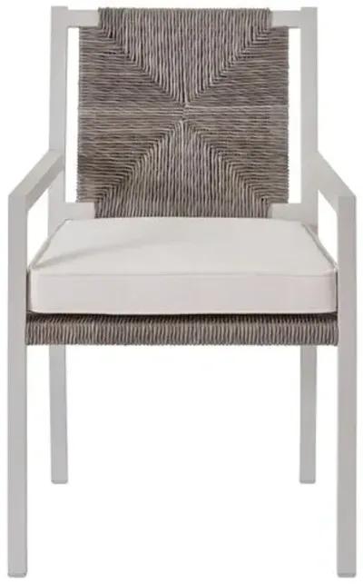 Coastal Living Cosette Outdoor Dining Chair - White/Gray