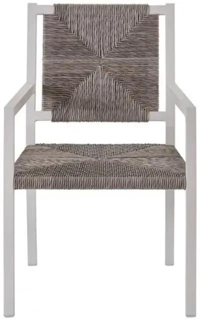 Coastal Living Cosette Outdoor Dining Chair - White/Gray