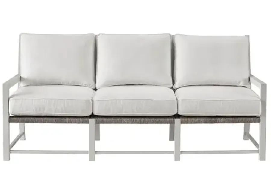 Coastal Living Cosette Outdoor Sofa - White/Gray