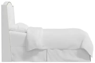 Cole Wingback Headboard - Linen - White