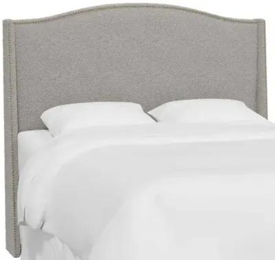 Cole Wingback Headboard - Bouclé - Gray