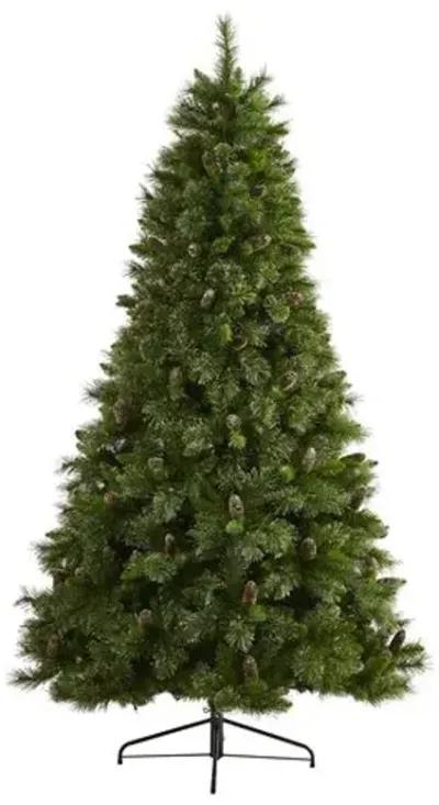 Pine Christmas Tree 7.5' - Faux - Green