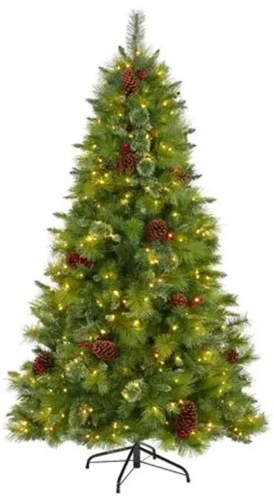 Pine Christmas Tree 6ft - Faux - Green