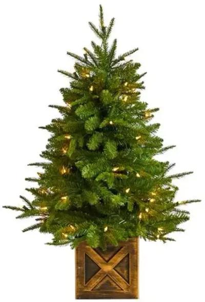 Fir Christmas Tree 3ft - Faux - Green