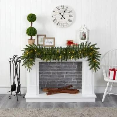 Faux Pine Garland 72in. Green