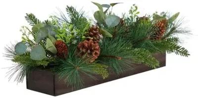 Faux 10in Greenery Arrangement