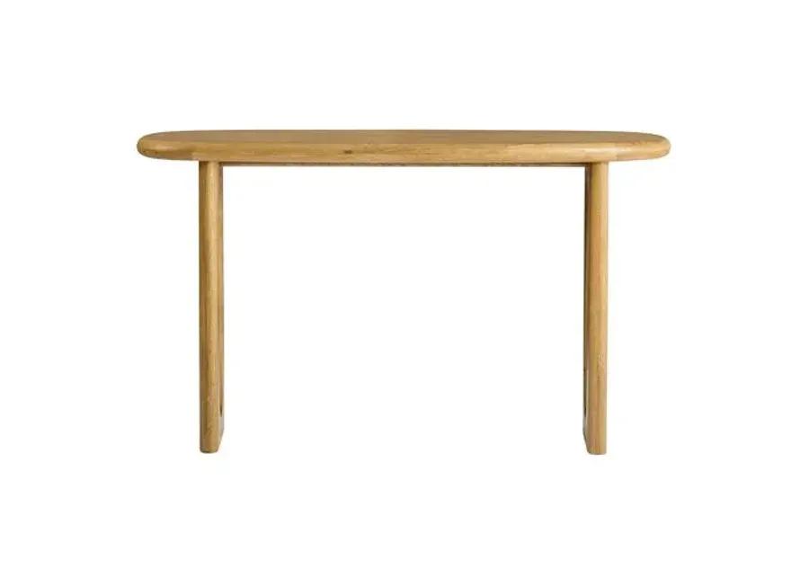 Estee Oak Console Table - Honey - Tulsi Home - Brown