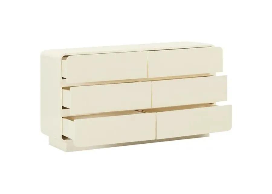 Karlee 6-Drawer Dresser - Handcrafted - White