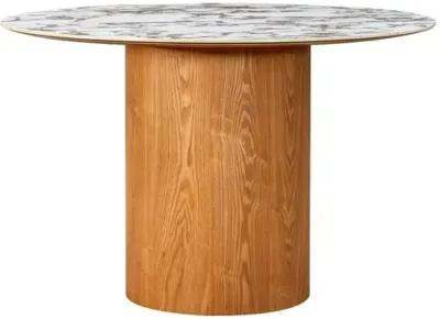 Jules Ceramic 47" Round Dining Table - Handcrafted