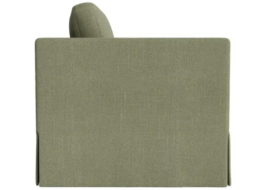 Marth Stewart Brock Chair - Lily Pond Linen Weave - Handcrafted - Green