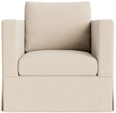 Marth Stewart Brock Chair - Perry Street Boucle - Handcrafted - Beige