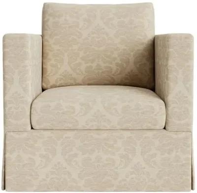 Marth Stewart Brock Chair - Skylands Damask - Handcrafted - Brown