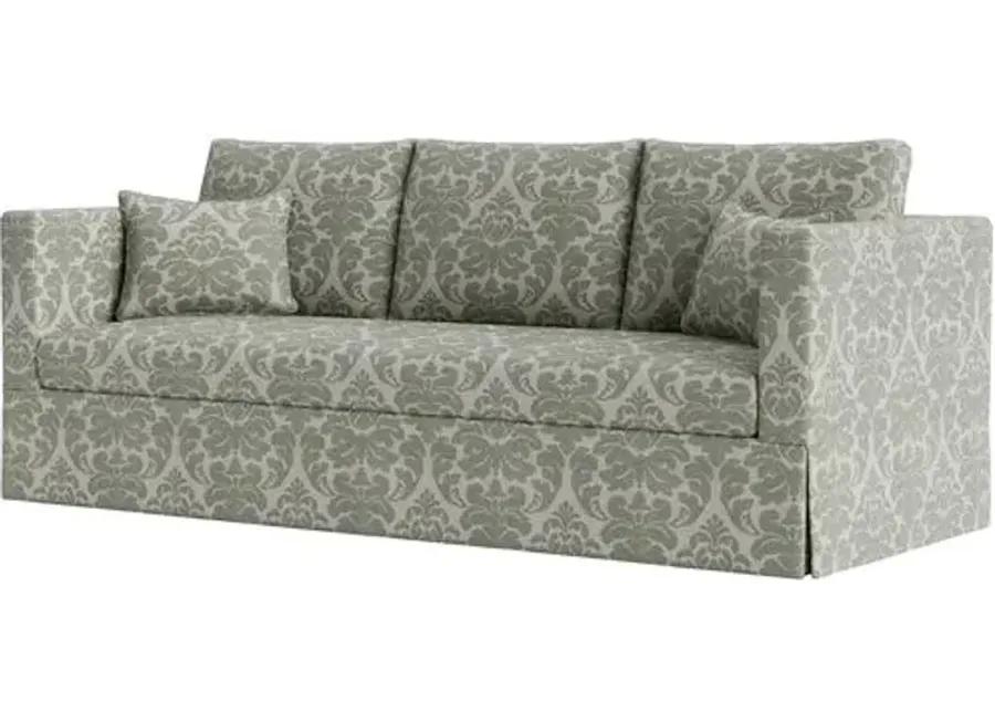 Marth Stewart Brock Sofa - Skylands Damask - Handcrafted