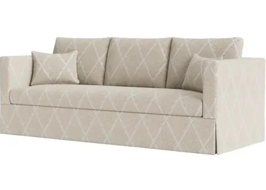 Marth Stewart Brock Sofa - Bedford Jacquard - Handcrafted