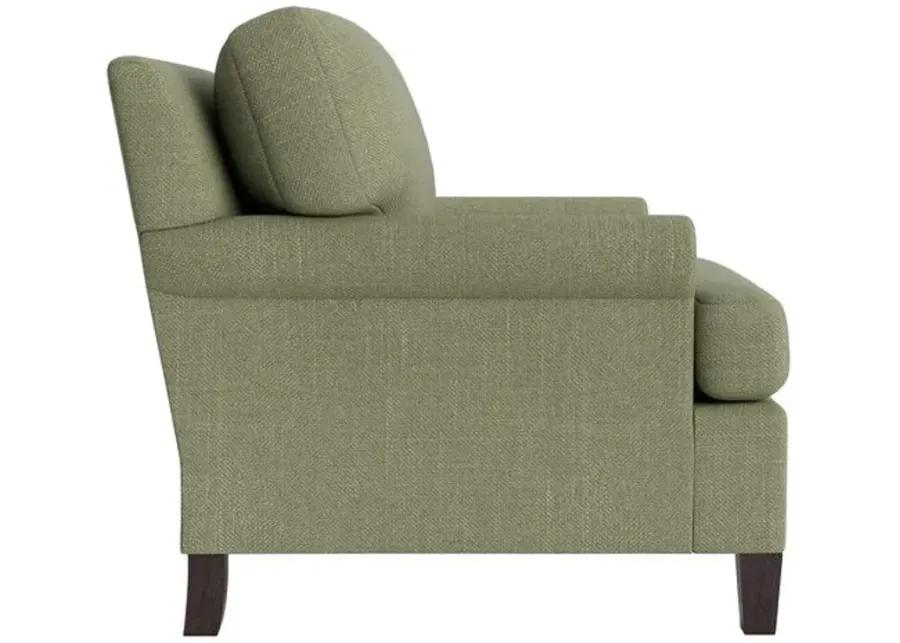 Marth Stewart Foster Chair - Lily Pond Linen Weave - Handcrafted - Green