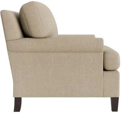 Marth Stewart Foster Chair - Lily Pond Linen Weave - Handcrafted - Brown