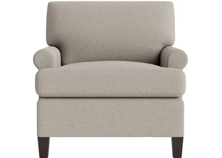 Marth Stewart Foster Chair - Perry Street Boucle - Handcrafted - Gray