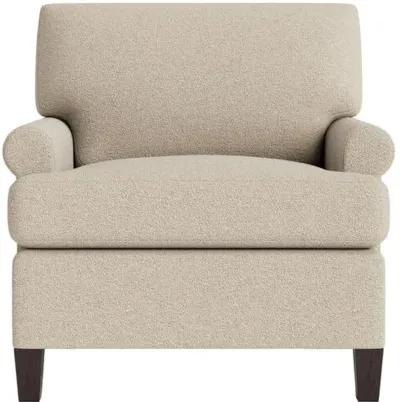 Marth Stewart Foster Chair - Perry Street Boucle - Handcrafted - Brown