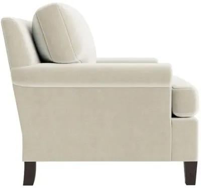 Marth Stewart Foster Chair - Perry Street Velvet - Handcrafted - Beige