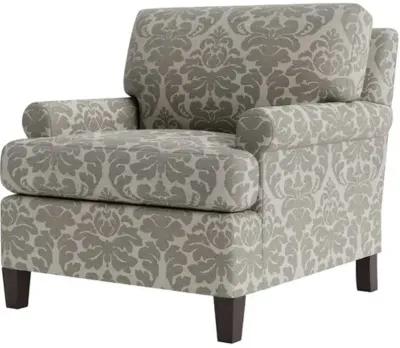 Marth Stewart Foster Chair - Skylands Damask - Handcrafted - Gray