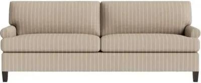 Marth Stewart Foster Sofa - Lily Pond Linen Weave Stripe - Handcrafted