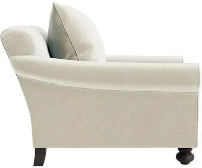 Marth Stewart Logan Chair - Perry Street Velvet - Handcrafted - Beige