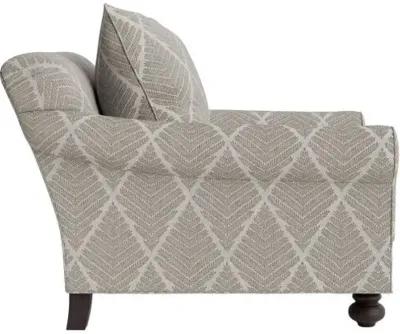 Marth Stewart Logan Chair - Bedford Jacquard - Handcrafted - Gray