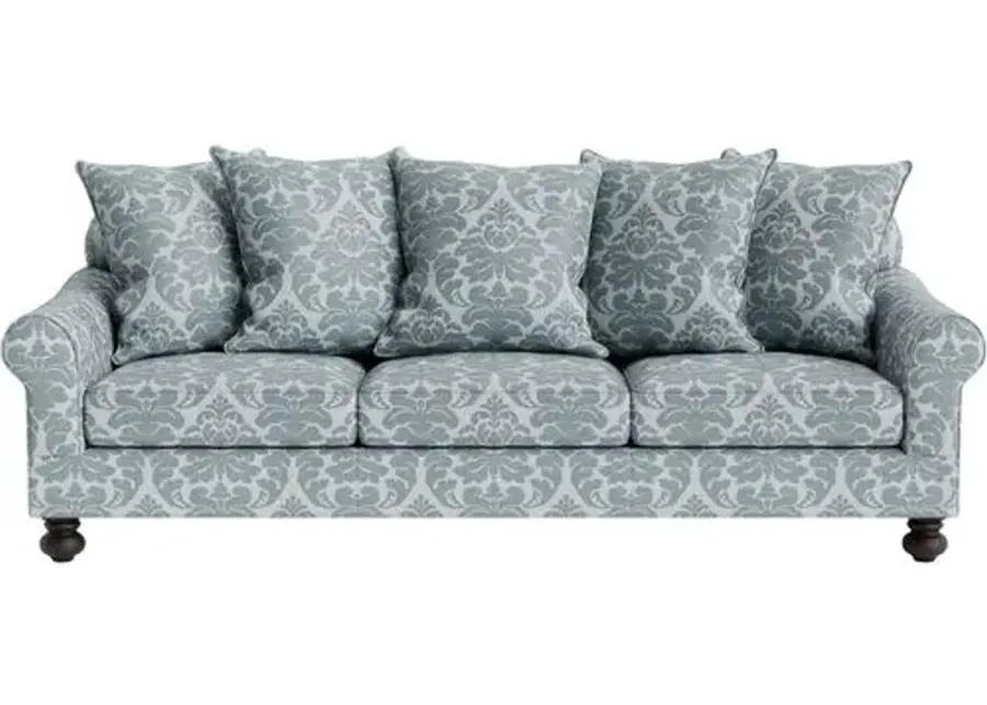 Marth Stewart Logan Sofa - Skylands Damask - Handcrafted