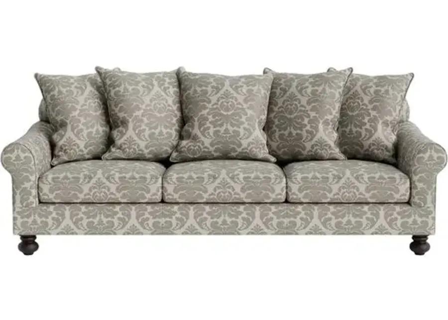 Marth Stewart Logan Sofa - Skylands Damask - Handcrafted